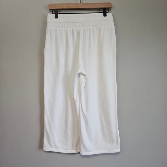 Cycle House White Wide Leg Cropped Pants Women’s Small - Picture 4 of 9